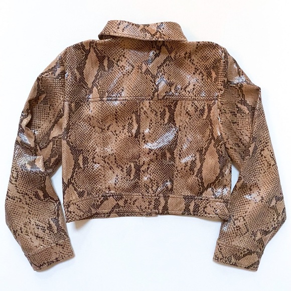 Anthropologie Snakeskin Print Jacket - Picture 8 of 9